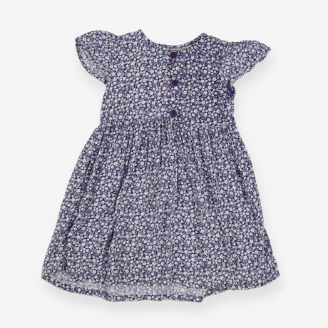 Blue Dress White Flowers
