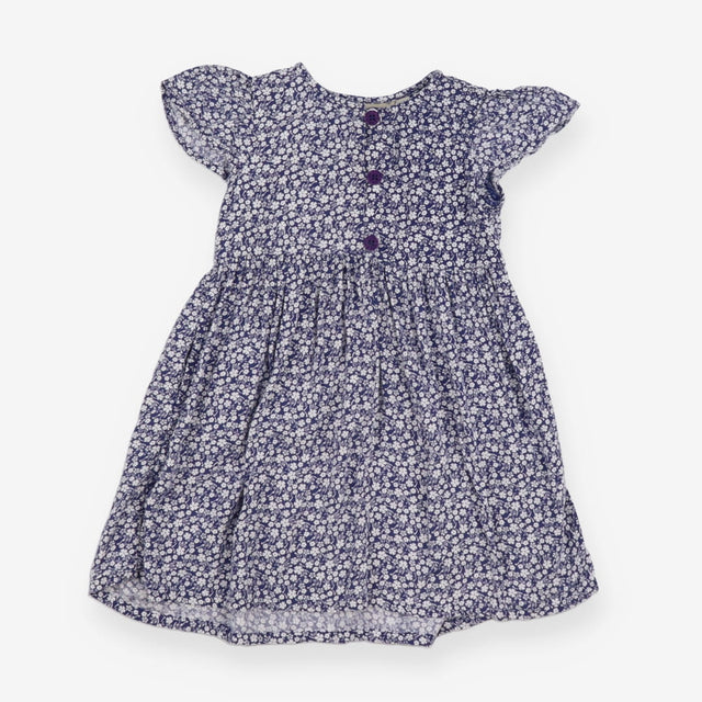 Blue Dress White Flowers