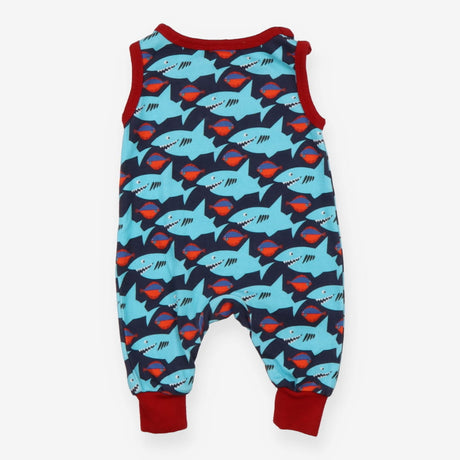 Romper blue shark