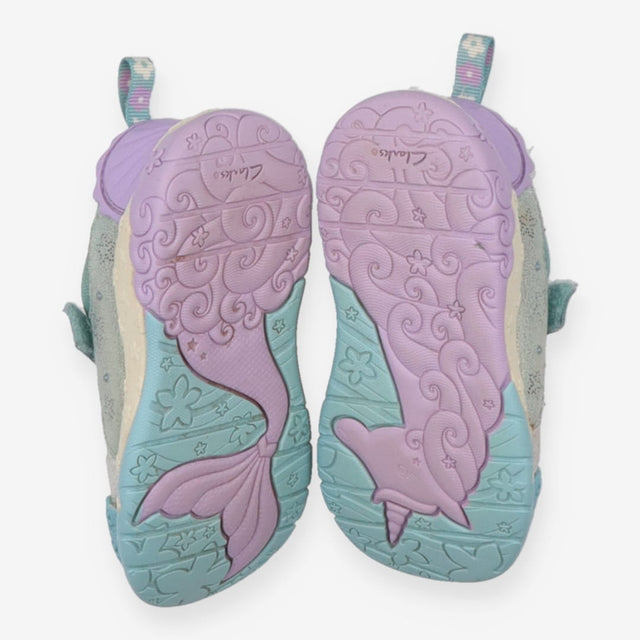 Trainers Purple & Blue Unicorn Velcro