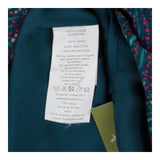 Floral Corduroy Shirt Dress Grandad Collared Butto