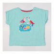 T-Shirt Teal Travelling Love Birds