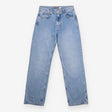 Jeans Light Blue 90s Straight Leg Mid Rise Cotton