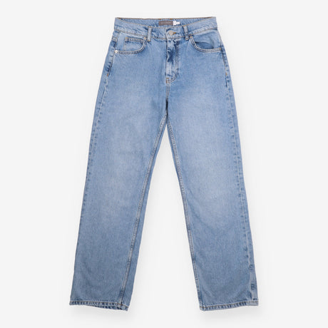 Jeans Light Blue 90s Straight Leg Mid Rise Cotton