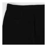 Black Pleated Front Trouser