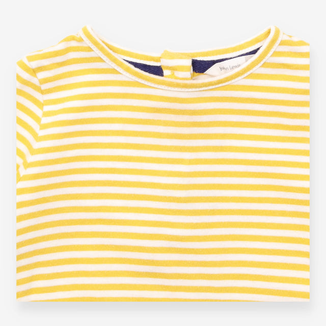 T-shirt yellow and white stripe