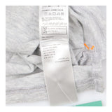 Tee LS grey large dino orange stitching