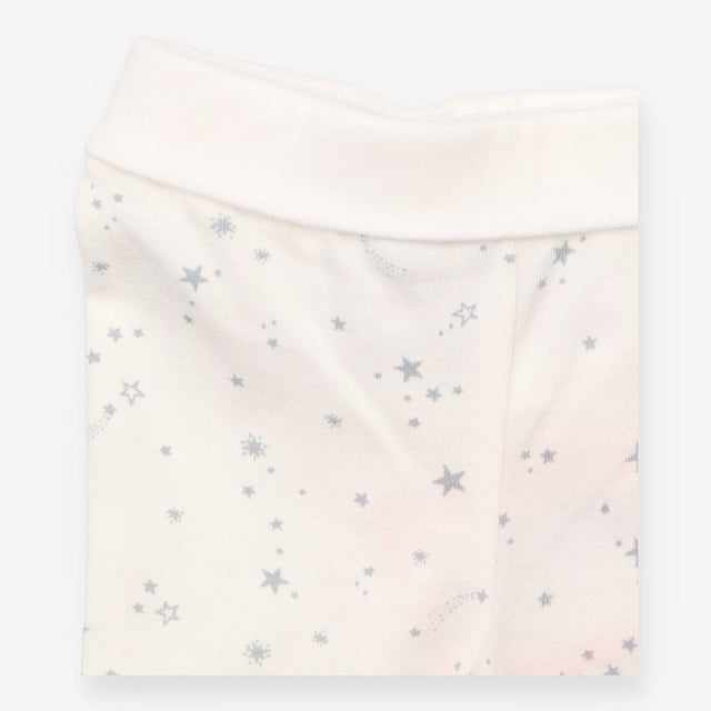 Baby Leggings Star Print Cream