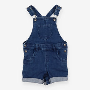 Blue Denim Shortie Dungarees