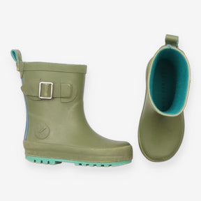 Wellington boots green buckle