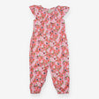Pink floral fun playsuit with insects