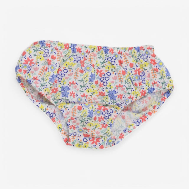 Summer Dress Floral Tiered with Bloomers